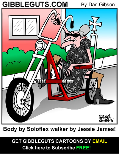 Granny Biker granny biker cartoon