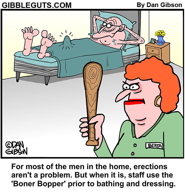 Bath Day Boner Cartoon
